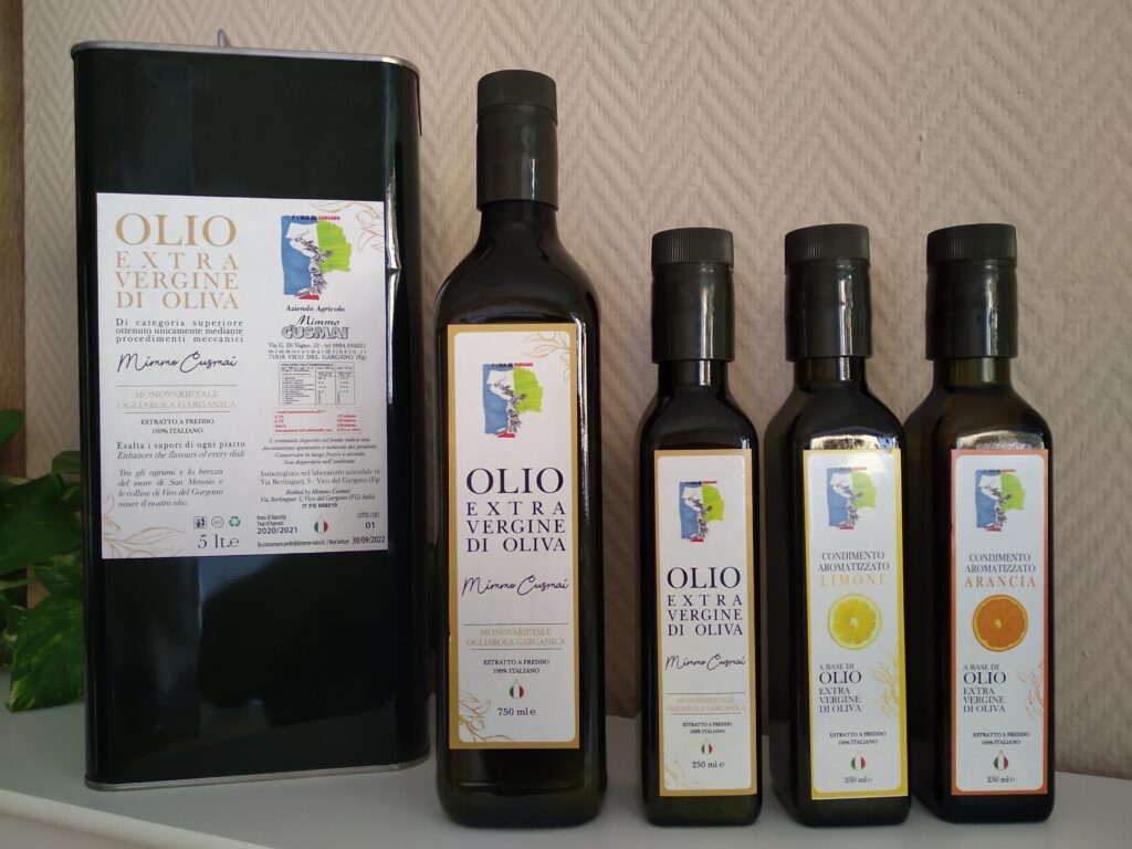 Huile d'olive Cusmai